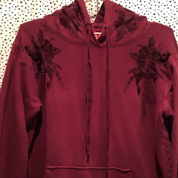 Johnny Was xs floral embroidered hoodie - Picture 2 of 5